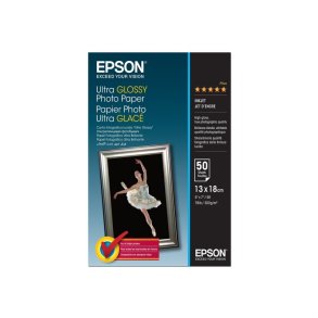 Epson 13x18cm Ultra Glossy foto papir - 300g/m&sup2; - 50 ark